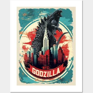 Godzilla NYC Posters and Art